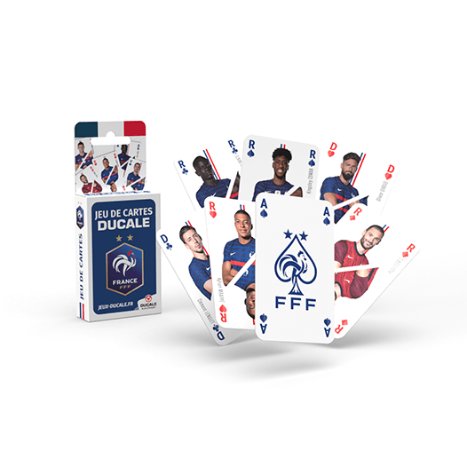 Jeu de 54 cartes FFF  Fédération Française de Football