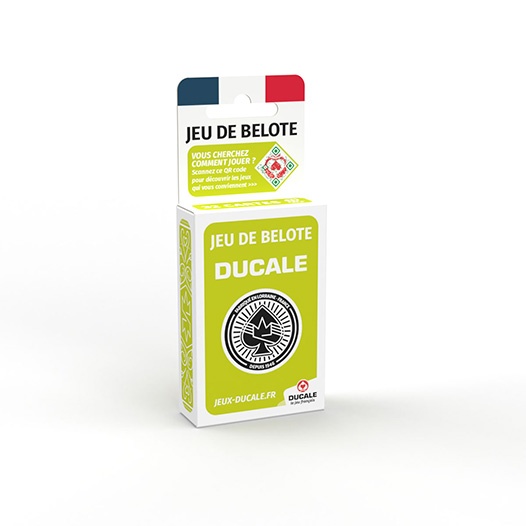 Jeu de 54 cartes Qualité Premium - Rouge - Ducale - Acheter vos Jeux de  société en famille & entre amis - Playin by Magic Bazar