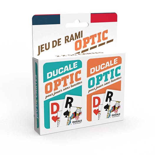 DUCALE OPTIC - JEU DE BELOTE - ECOPACK - FRANCE CARTES 130011518