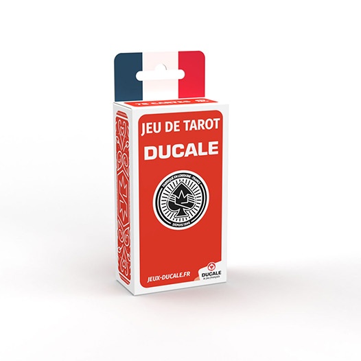 FRANCE CARTES - Jeu de 54 Cartes - Gauloise Rouge - Lot de 3 - Cartonnées  Plastifiées